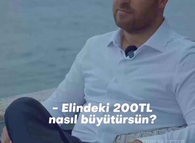 “Büyümesi gereken hiçbir zaman para değildir. Değerdir… Değer büyürse, para zaten gelir.” İş büyütmek…
