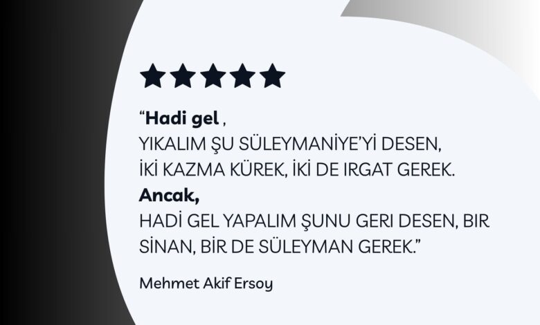 Yıkmak, güç ister. Yapmak, vizyon ister. Ve vizyon, ancak “farkına varan” insanların ellerinde şekillenir.…