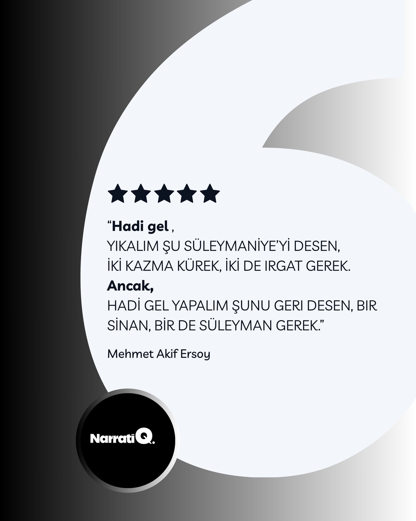Yıkmak, güç ister. Yapmak, vizyon ister. Ve vizyon, ancak “farkına varan” insanların ellerinde şekillenir.…