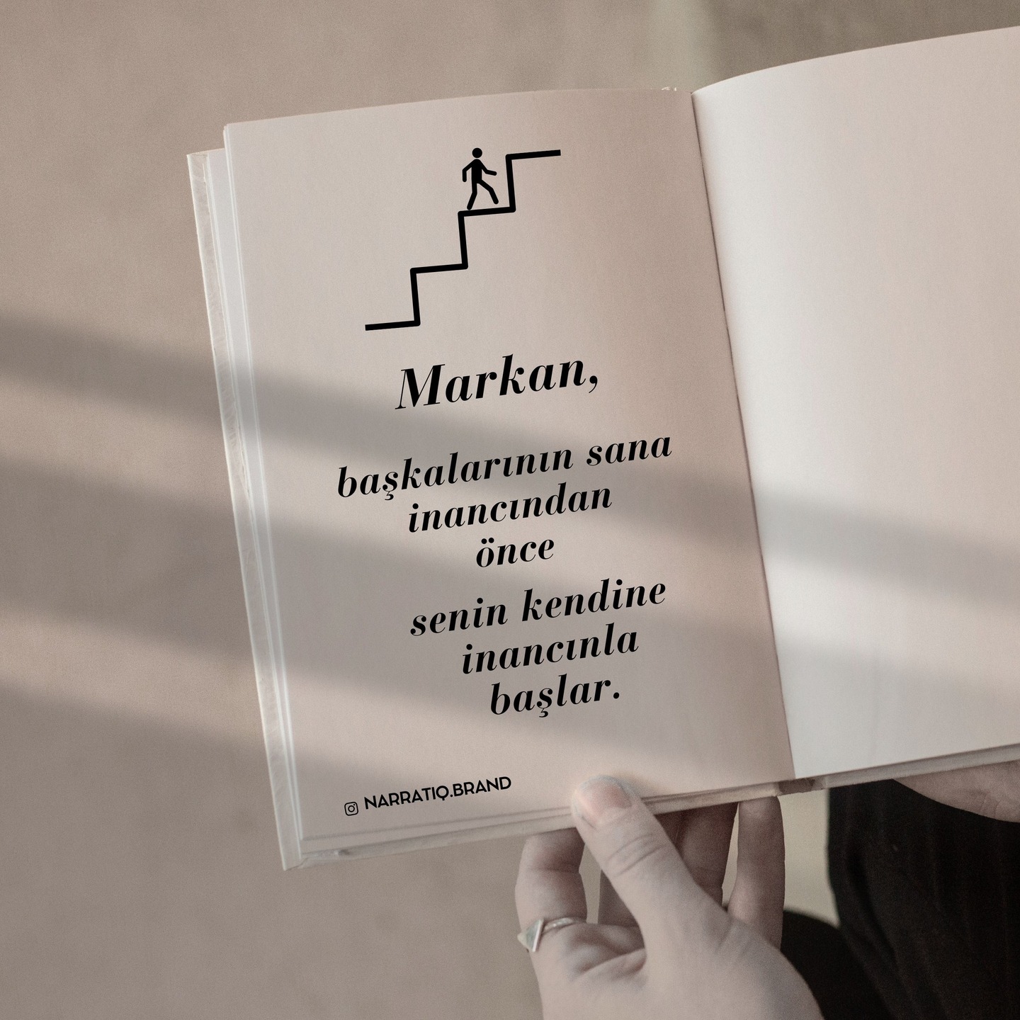 MARKA SENİN İNANCINDAN DOĞAR Bir markanın doğum anı, başkalarının sana inanmasıyla değil — senin…