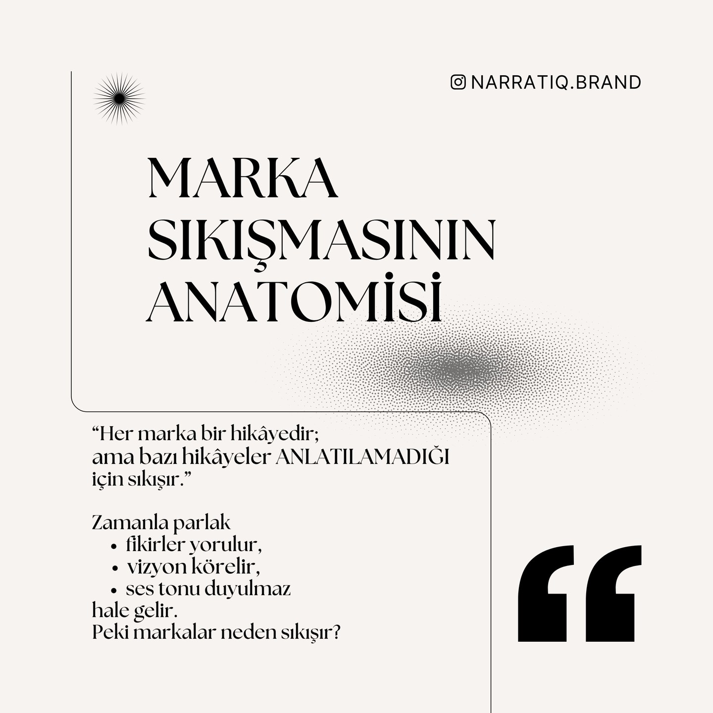 MARKALAR DA NEFES ALMAK İSTER. Bazı markalar konuş Çünkü hikâyeleri uzun süredir susturulmuştur. Belki…