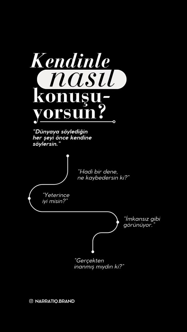 KENDİNLE NASIL KONUŞ Evren sana tam da o tonda yanıt verir. Eğer kendine şefkatle&hellip;