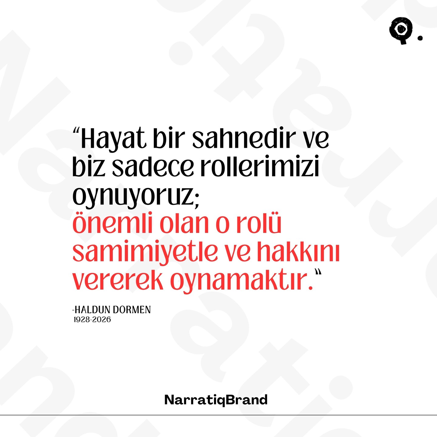 “Bazı insanlar sahneden iner, bazıları sahnenin kendisi olur.” …ilham #ışıkolsun ındalıkyolculuğu