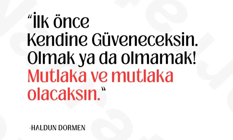 “YAPARSIN ŞEKERİM” Herkes “olmak ya da olmamak” der. Ama asıl mesele şudur: Kendine güvenmeden…