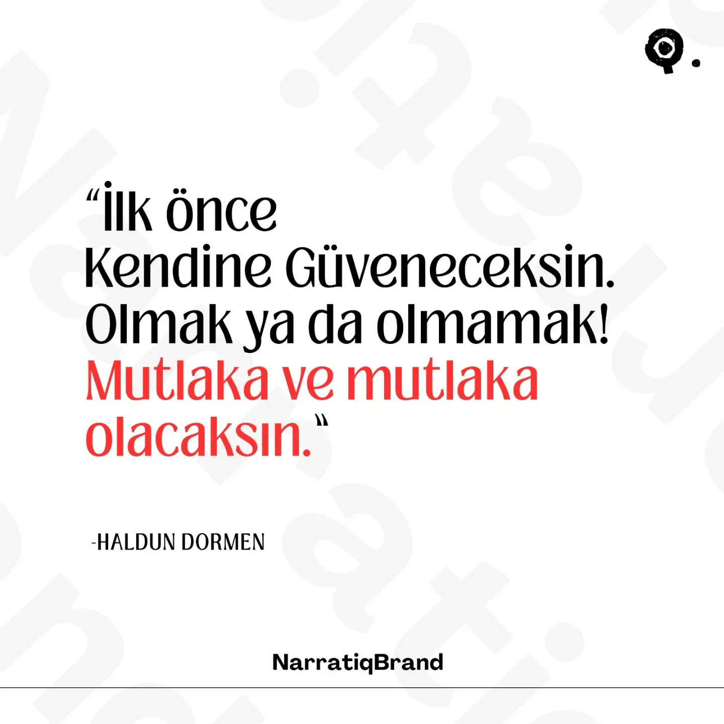 “YAPARSIN ŞEKERİM” Herkes “olmak ya da olmamak” der. Ama asıl mesele şudur: Kendine güvenmeden…