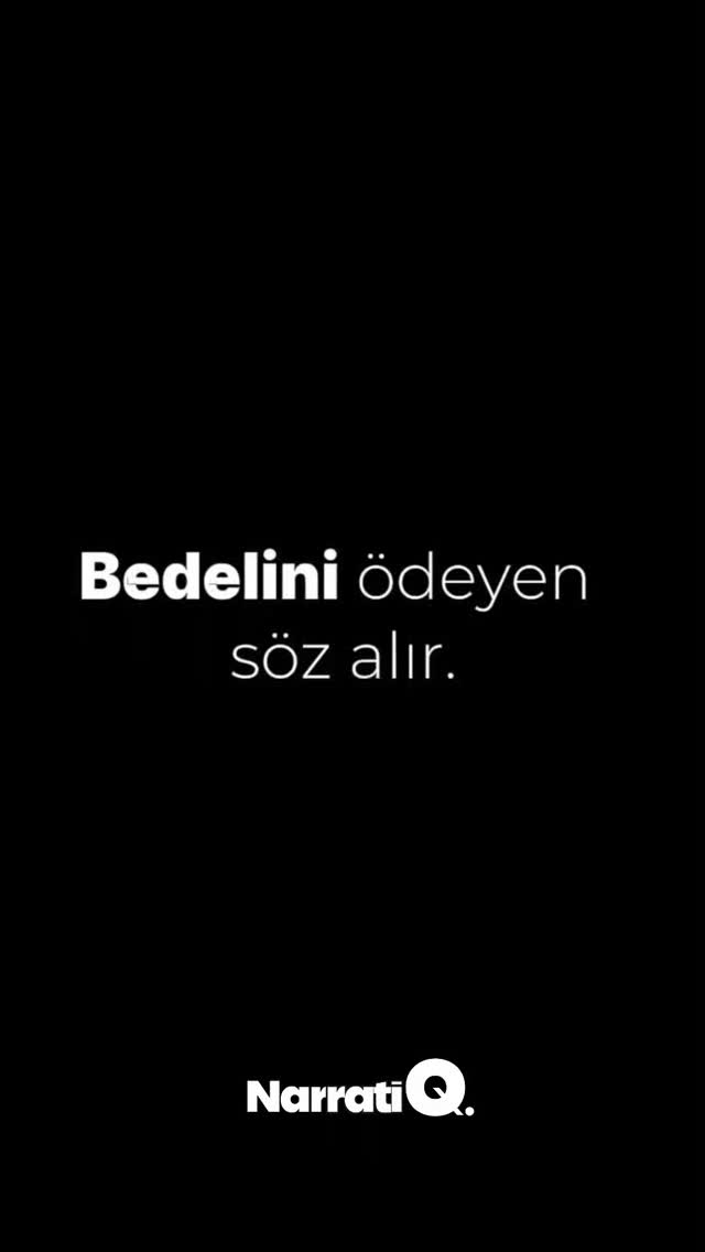 Herkes konuşuyor. Ama herkes söz sahibi değ “Bedel ödeyen söz alır. Bedel ödemeyen sessiz…