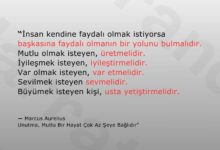 “Unutma, mutlu bir hayat çok az şeye bağlıdır.” Bugün bulunduğun yerde, – kimi büyütüyorsun?&hellip;