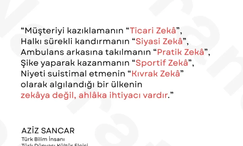 Bazı toplumlarda sorun zekâ eksikliği değildir. Sorun, zekânın yanlış yere konulmasıdır. Müşteriyi kandırmak “ticari…