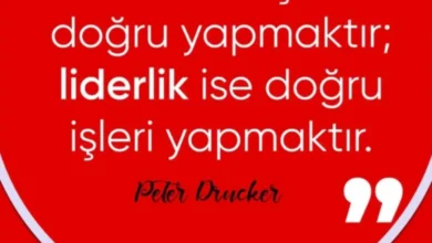 Bazı cümleler vardır, tek satırda koskoca organizasyonları ifşa eder. Peter Drucker’ın bu cümlesi de&hellip;