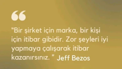 “Bir şirket için marka, bir kişi için itibar gibidir. Zor şeyleri iyi yapmaya çalışarak&hellip;