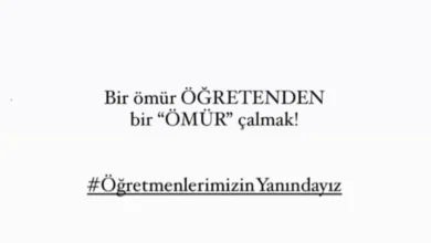 #öğretmenlerimizinyanındayız